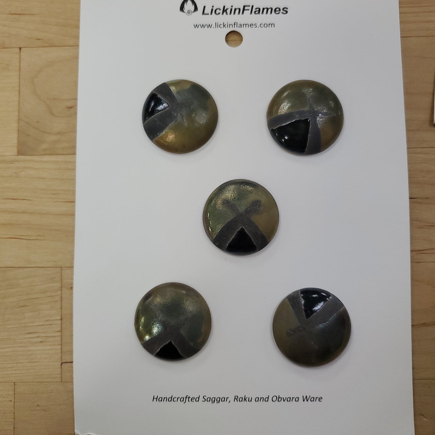 Lickin Flames Button Card 5