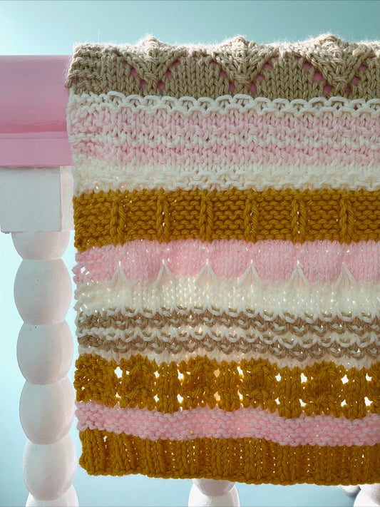 Glamping with Sharon from Security- it's a KAL!