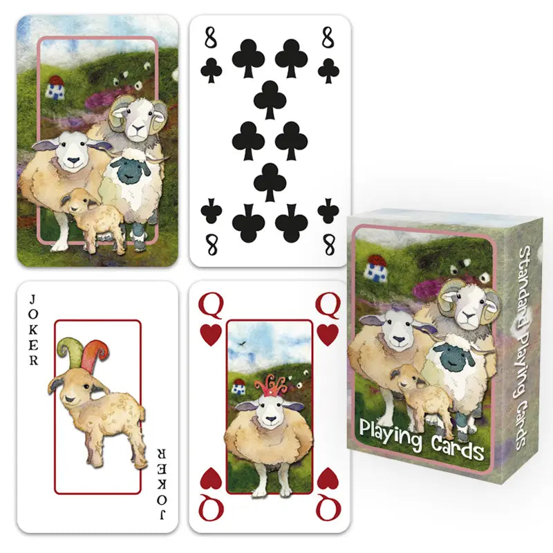 Emma Ball Sheep Playing Cards