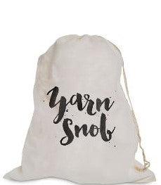 Yarn Snob muslin project bag